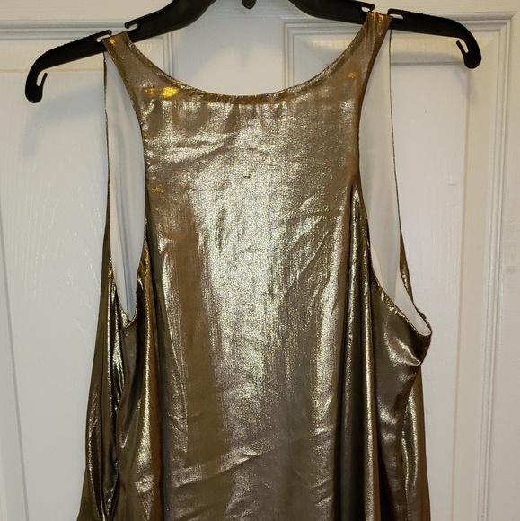 Gold Cocktail Dress - Picture 4 of 4